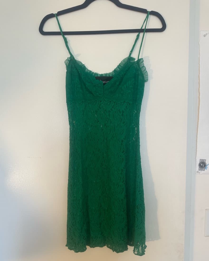 Green Mini Cindy Dress Realisation Par - Image 1