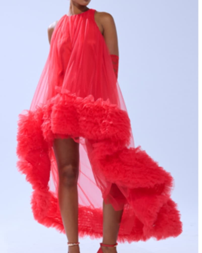 Red Akira High Low Dress - Image 1