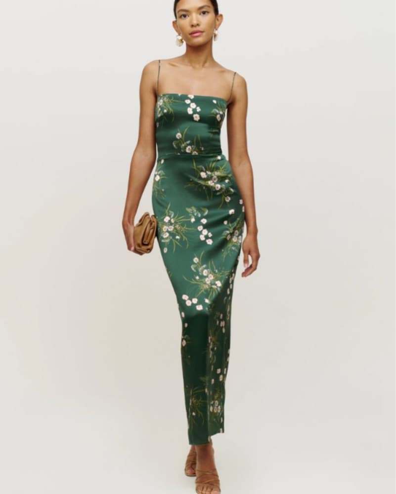 Reformation Frankie Silk Dress - Image 1