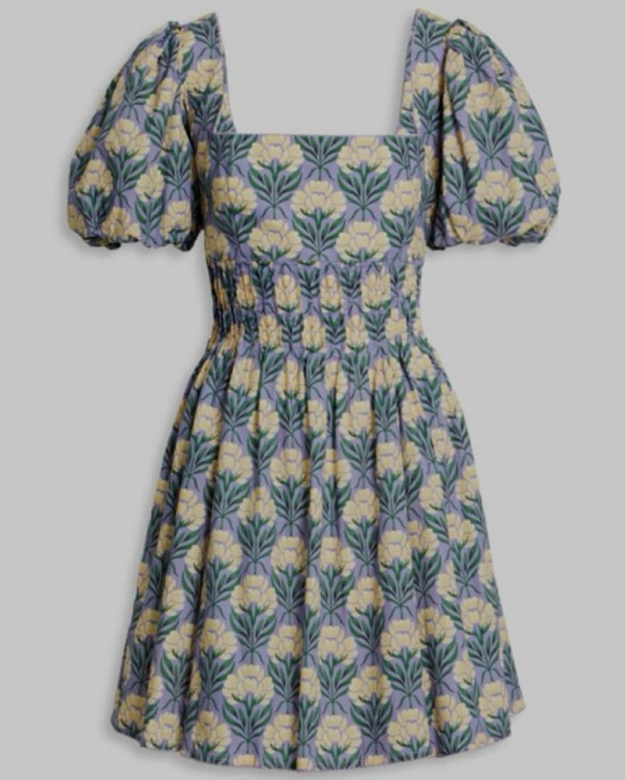 Agua Bendita Caramelo Floral Mini Dress - Image 1