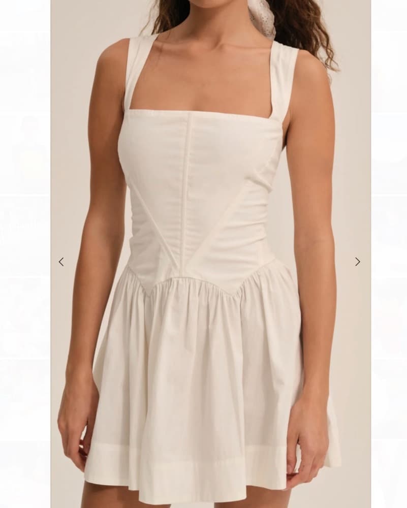 White Mini Dress - Image 1