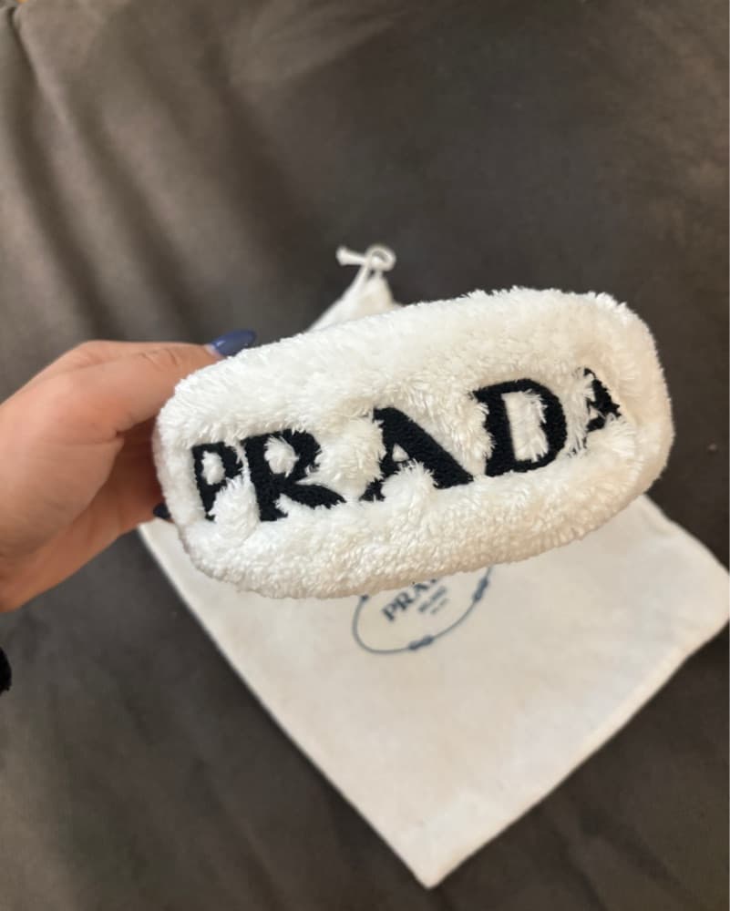 White Prada headband - Image 2