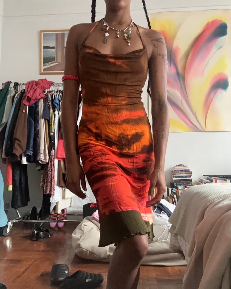 Vintage Roberto Cavalli Sunset Dress - Image 2