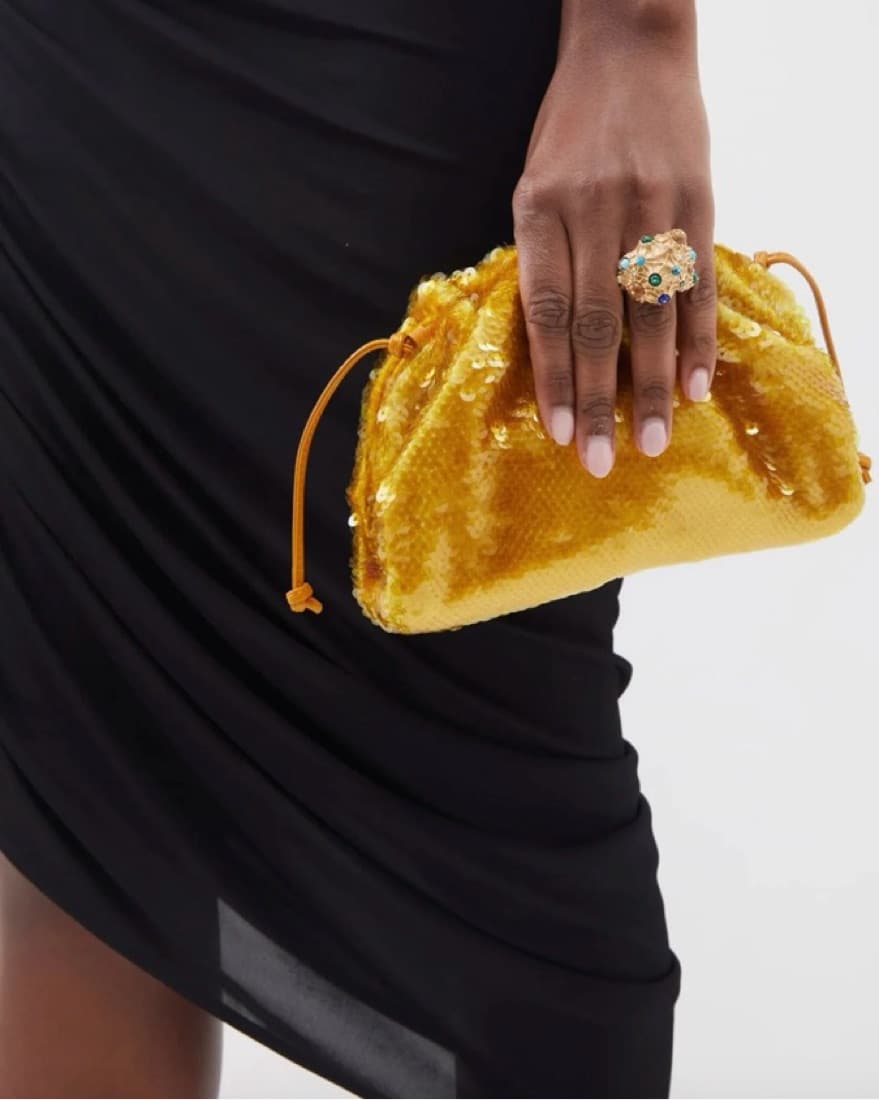 Bottega Veneta Sequin Mini Pouch - Image 1