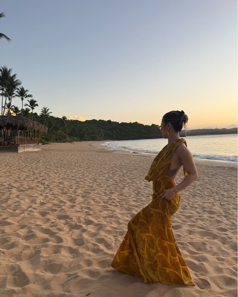 Janthee Yellow Gown / Maxi Dress - Image 5