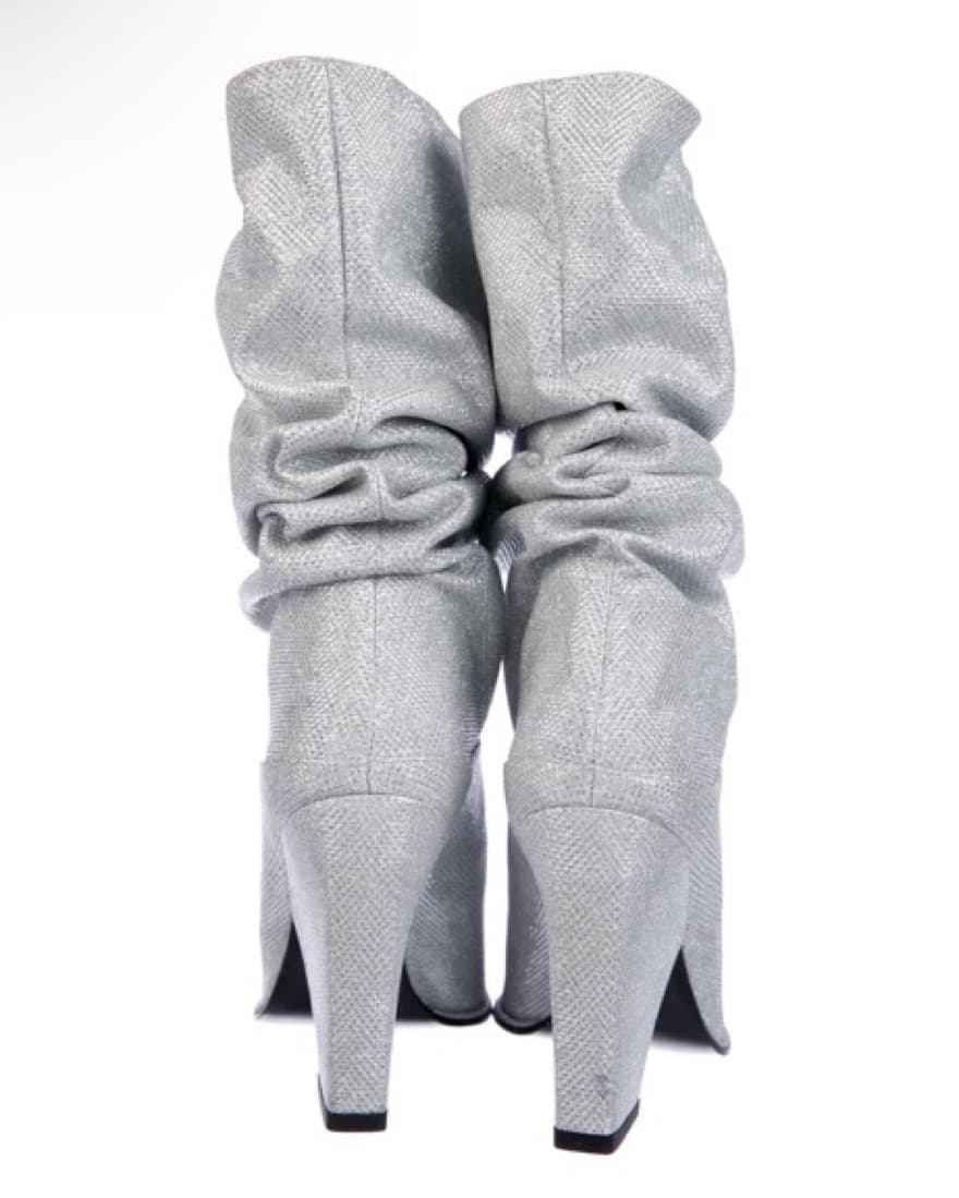 Stuart Weitzman Rhinestone Glitter Boots - Image 4