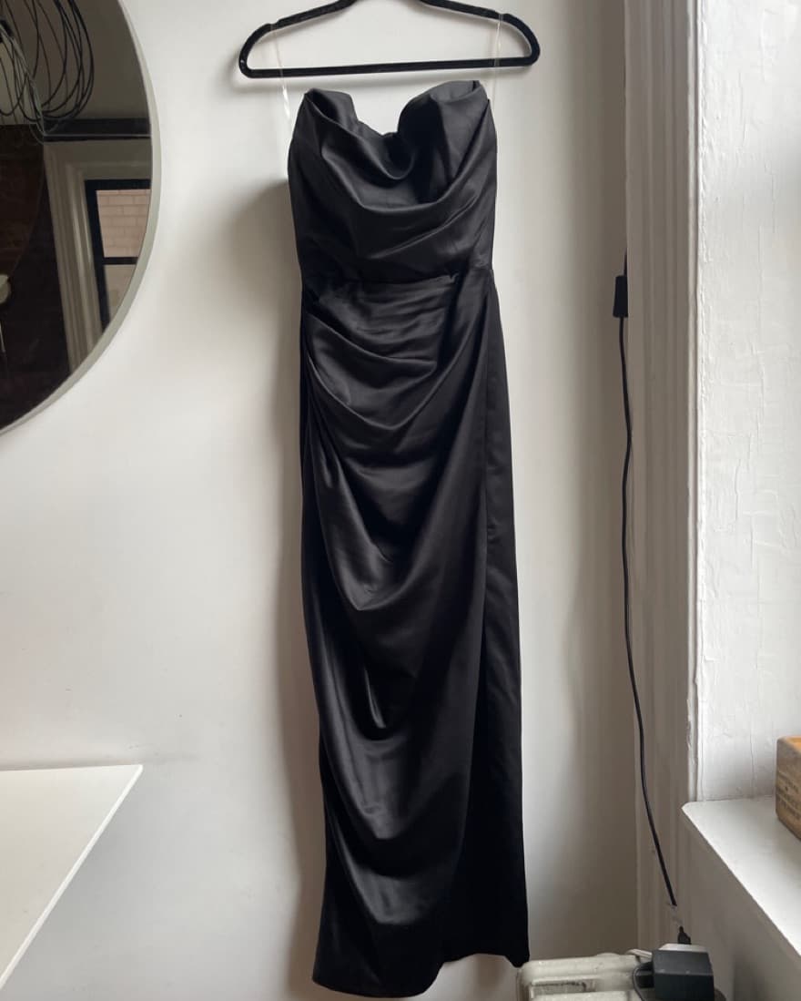 Formal Strapless Corset Dress - Image 2