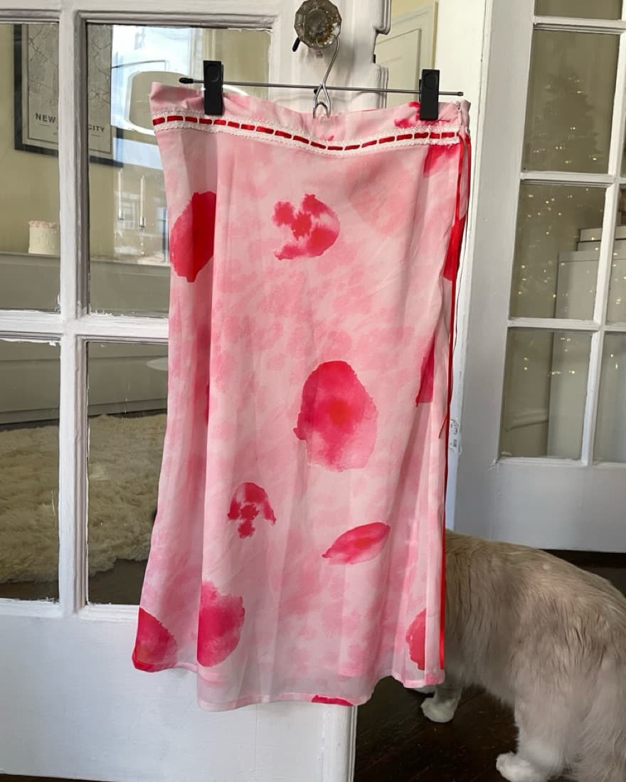 Floral Midi Skirt - Image 4