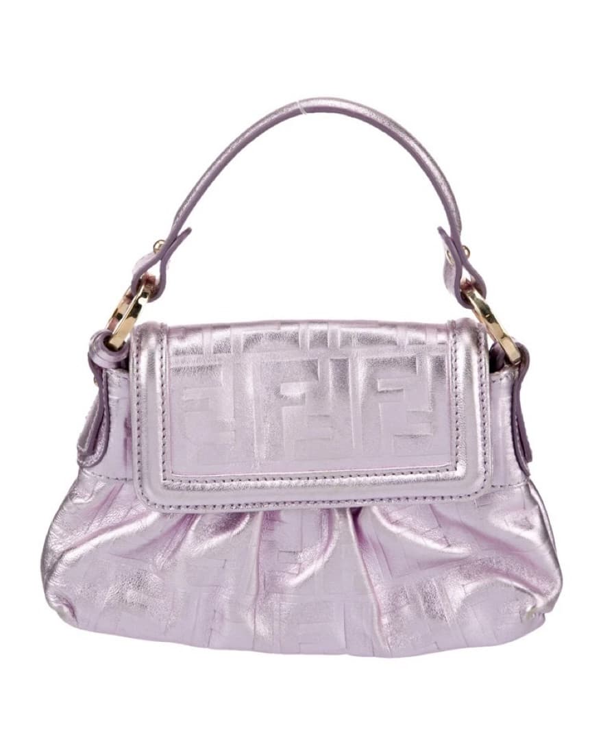 Fendi Metallic Purple Vintage Chef Bag - Image 1