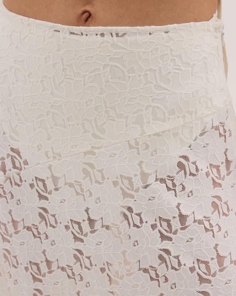 Dissh Loula White Lace Skirt  - Image 4