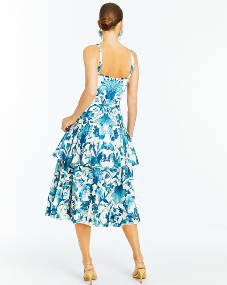 Mestiza Blue And White Virginie Dress - Image 2