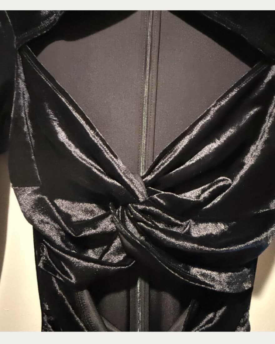 Ronny Kobo Normella Velvet Dress - Image 5