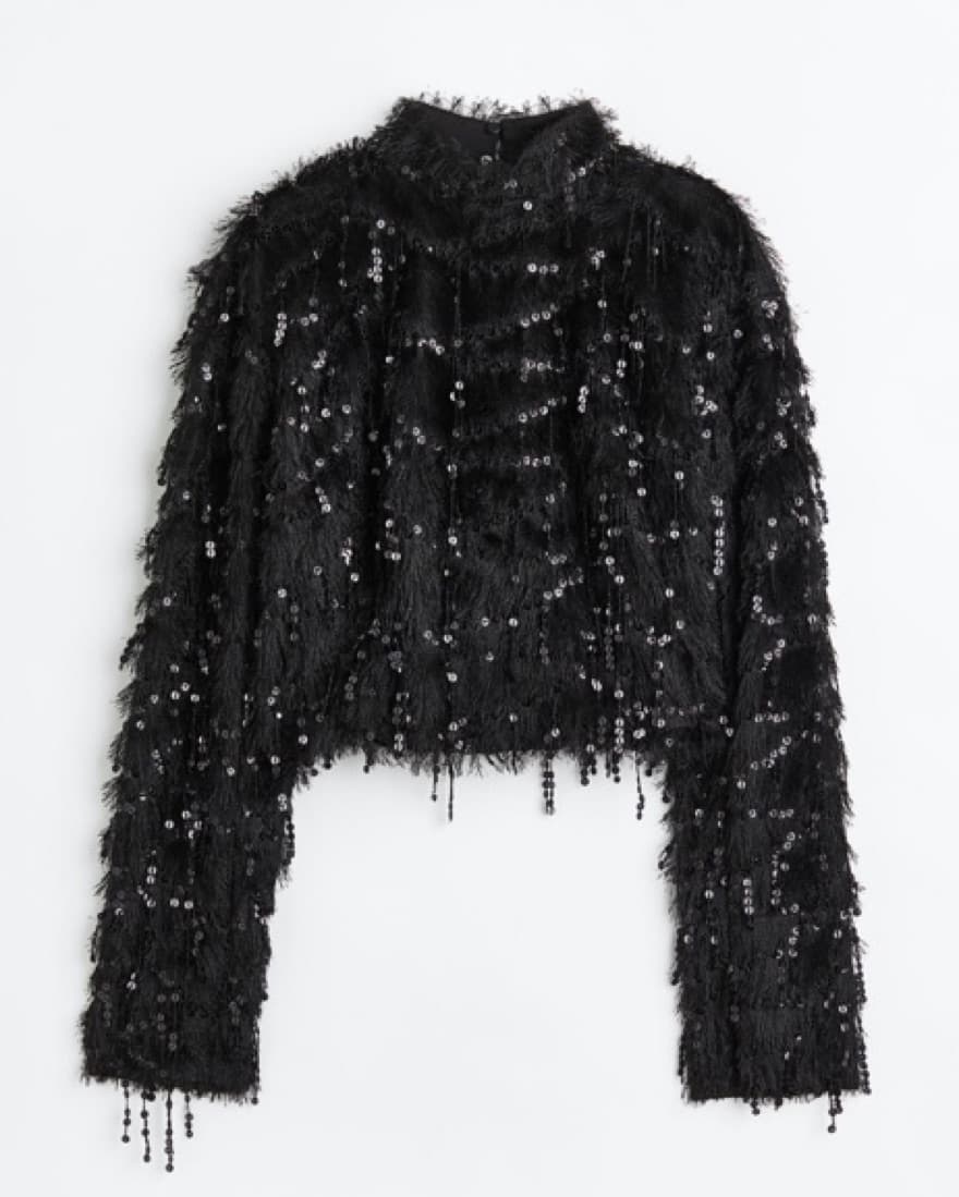 H&M Sequined Top & Mini Skirt  - Image 4