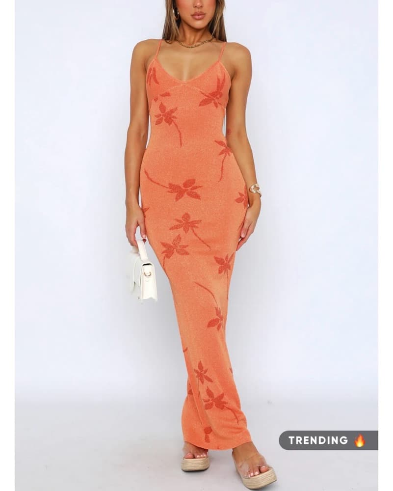 White Fox Orange Maxi  - Image 2