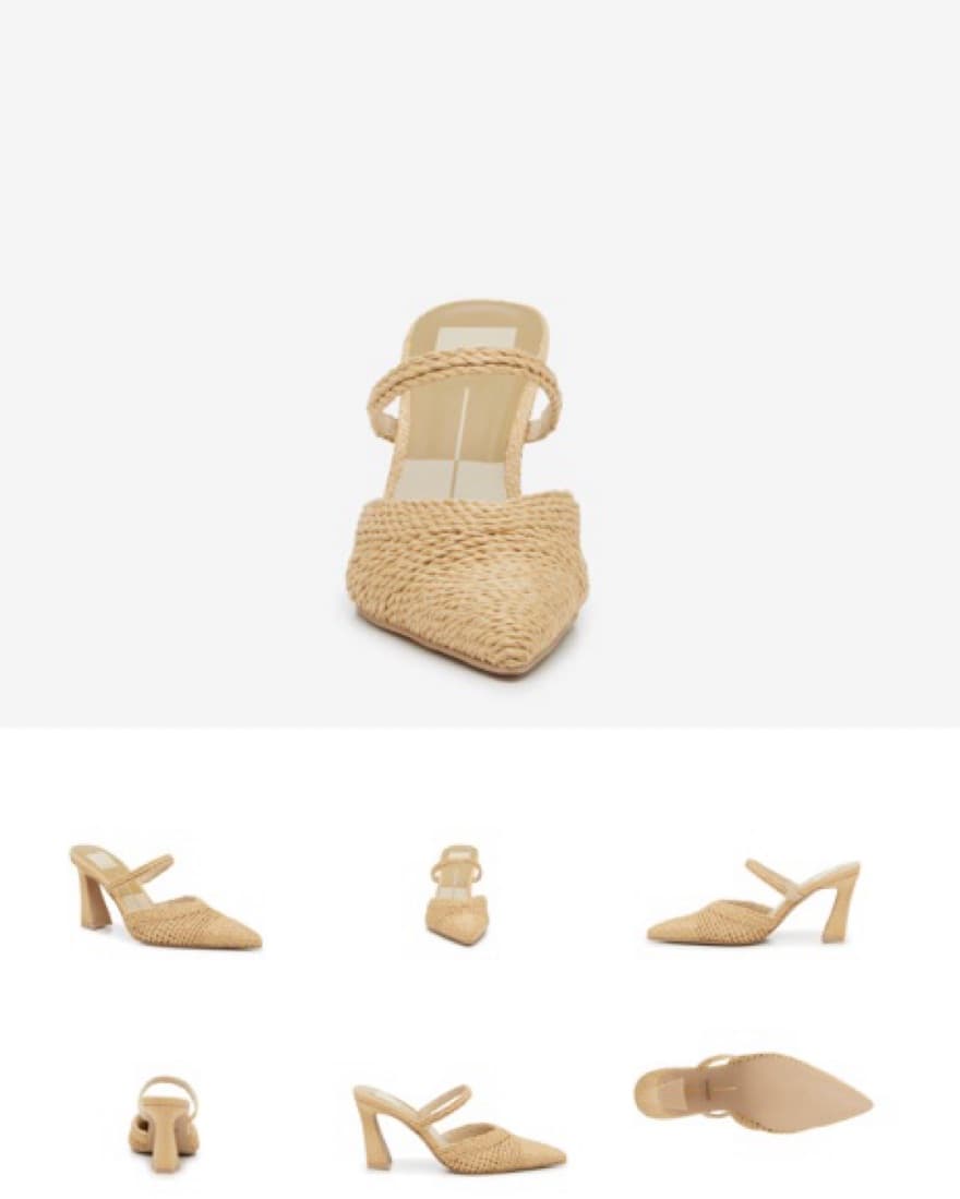 Dolce Vita Raffia Mule  - Image 4