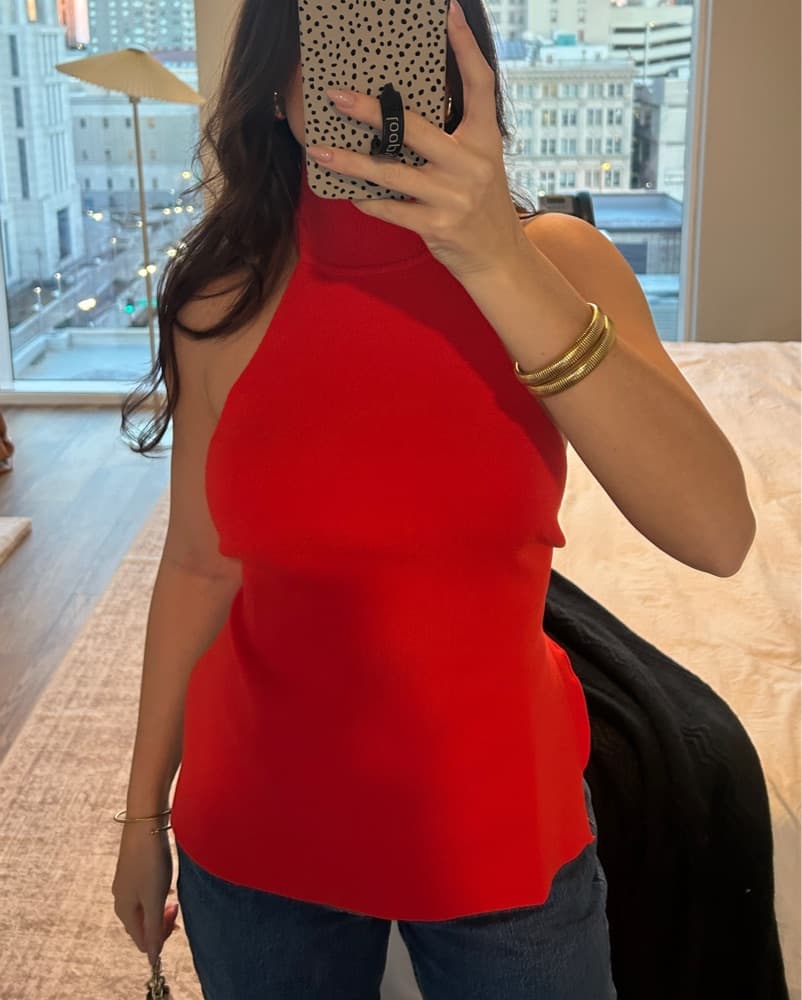 Revolve Red Backless Top - Image 4