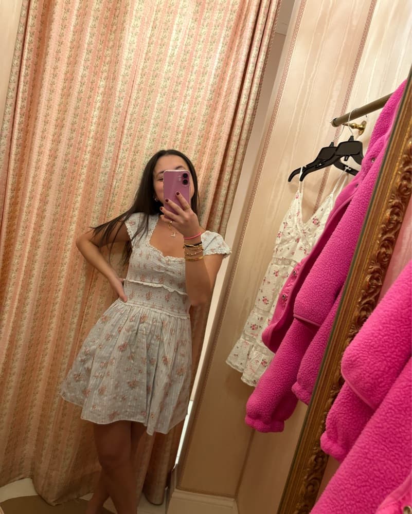 LoveShackFancy Siona Mini Dress - Image 2