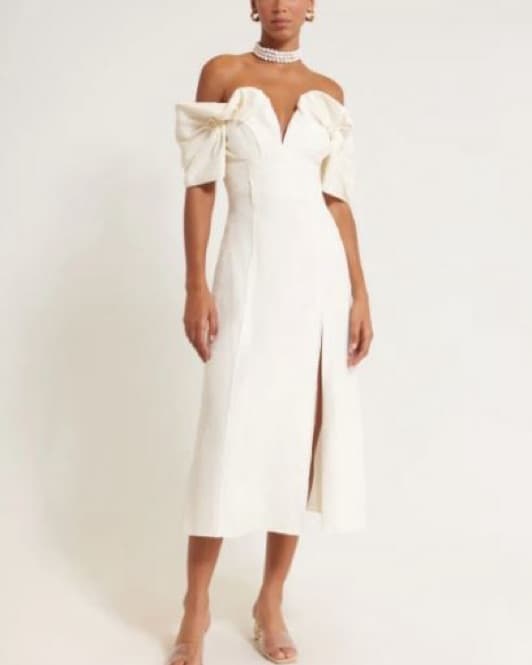 Cult Gaia Muna Dress Ivory - Image 1