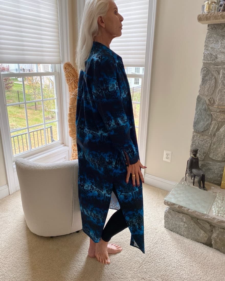 Designer Coat Or Dress With Side Slits - Image 1