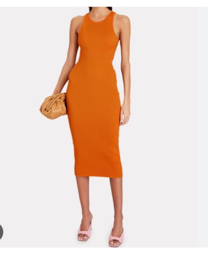 Orange Intermix Dress - Image 1