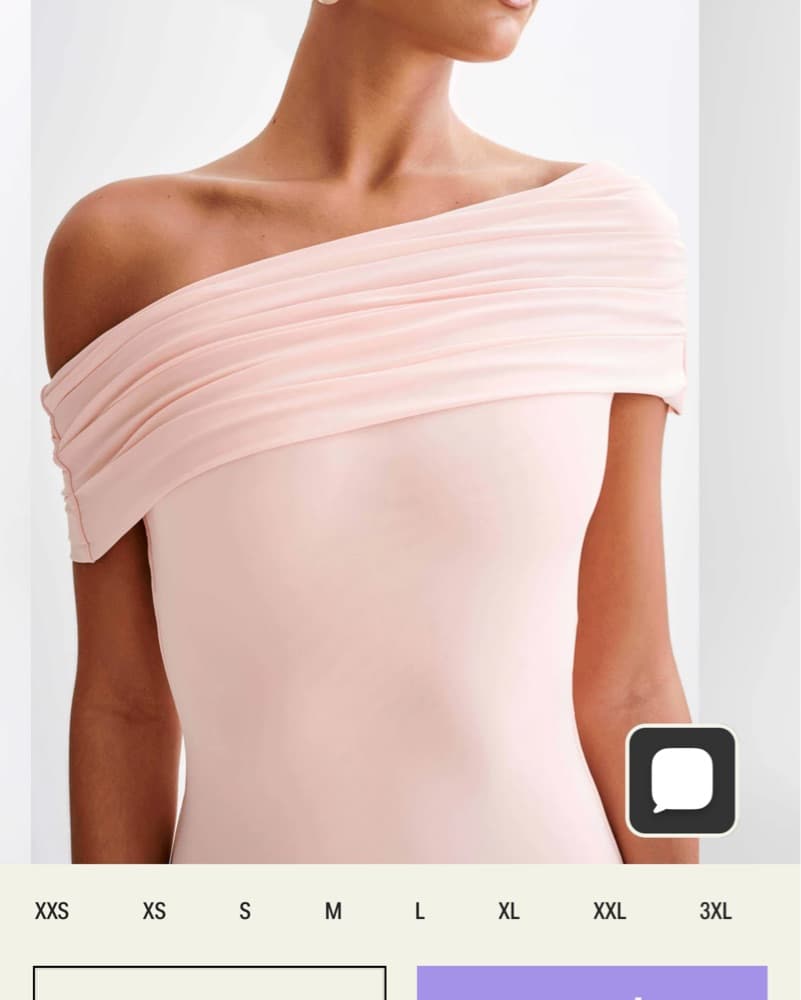 Off Shoulder Slinky Maxi Dress  - Image 2