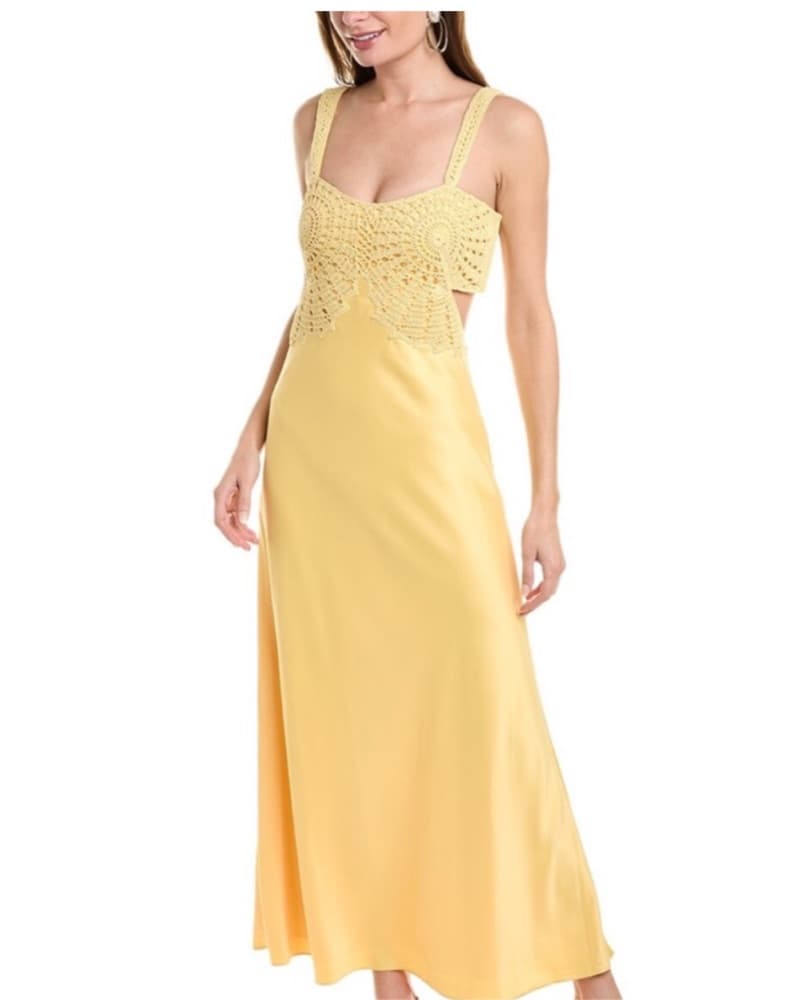 Simkhai Yellow Roberta Dress - Image 2