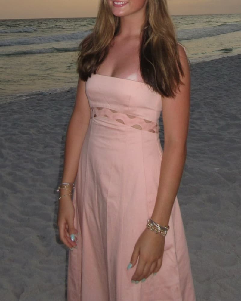 pink cleo maxi dress - Image 2