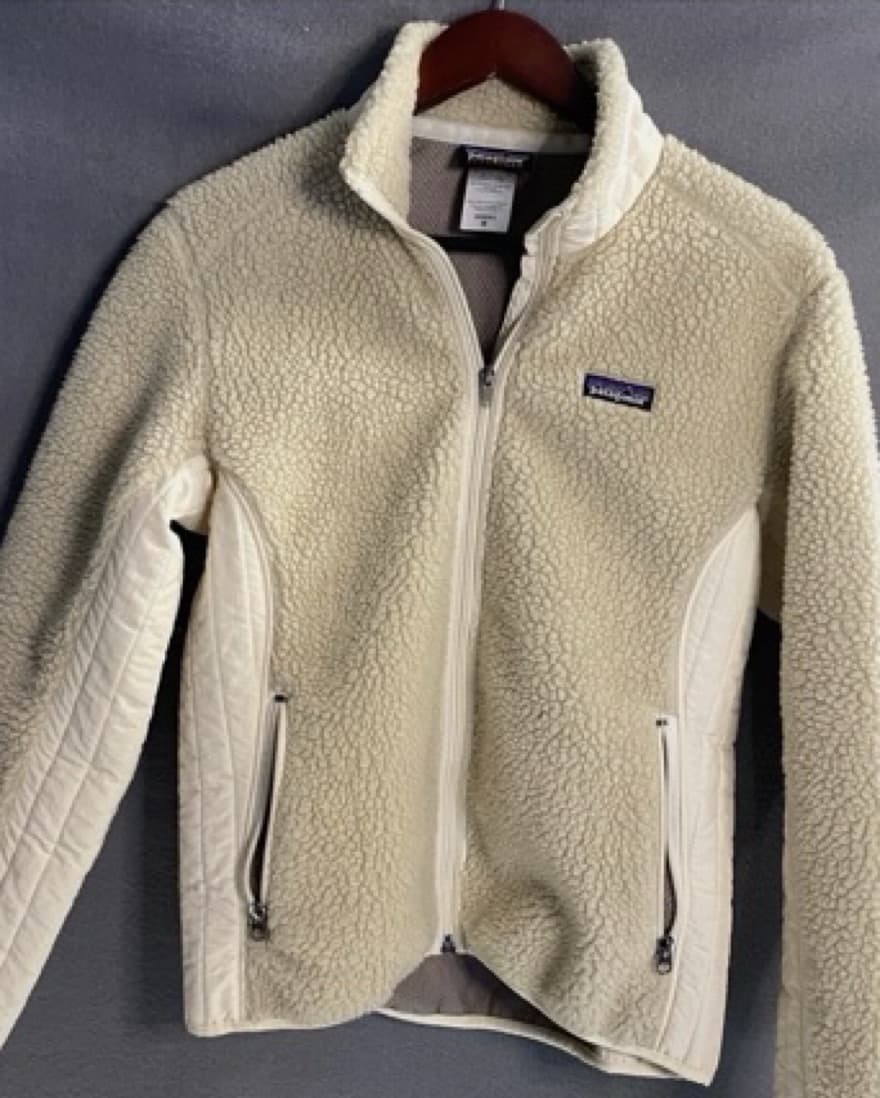 Patagonia Tan Full Zip Retro Fleece - Image 1