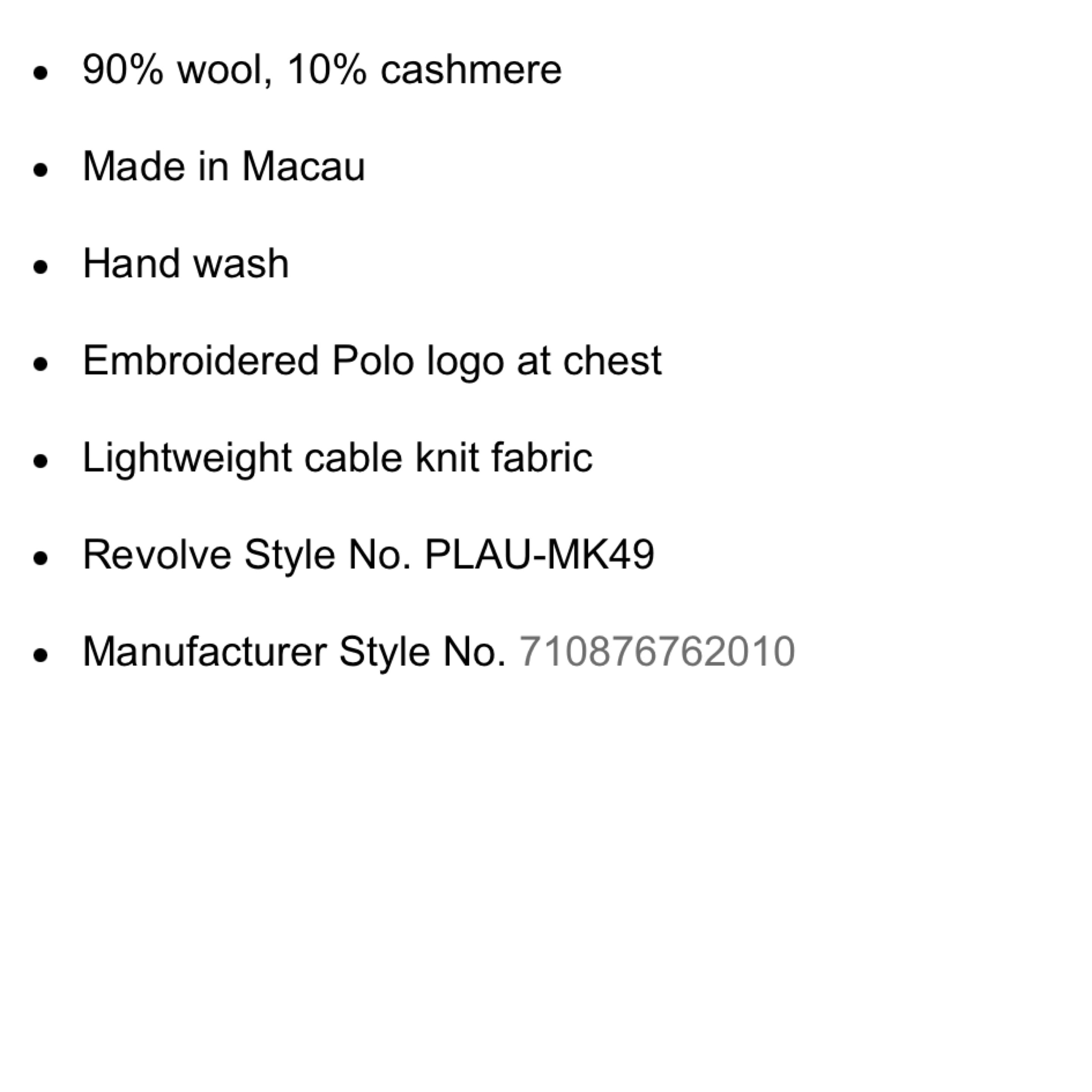 Ralph Lauren Cable Knit Sweater Cream - Image 2