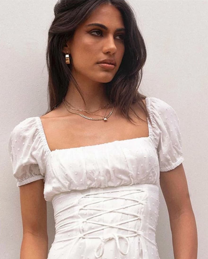 Princess Polly White Corset Dress - Image 2