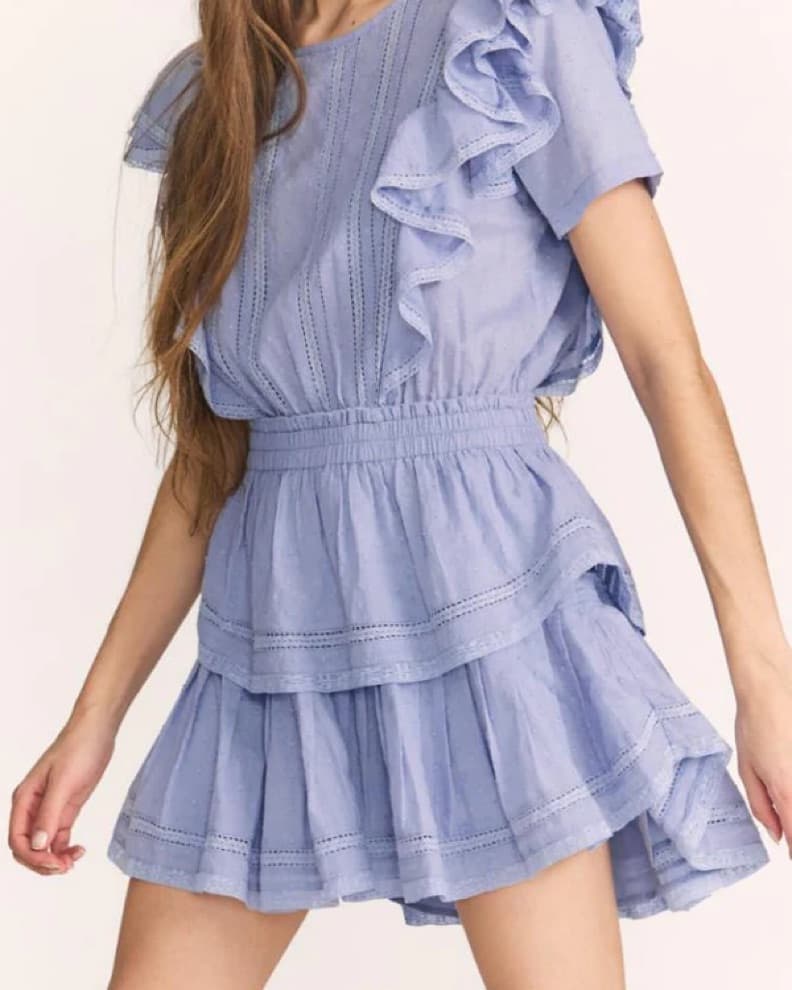 Loveshackfancy Natasha Ruffle Mini Dress - Image 2