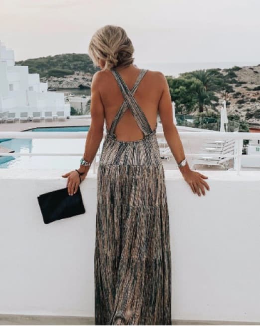 ba&sh Salsa Tiered Metallic Maxi - Image 2