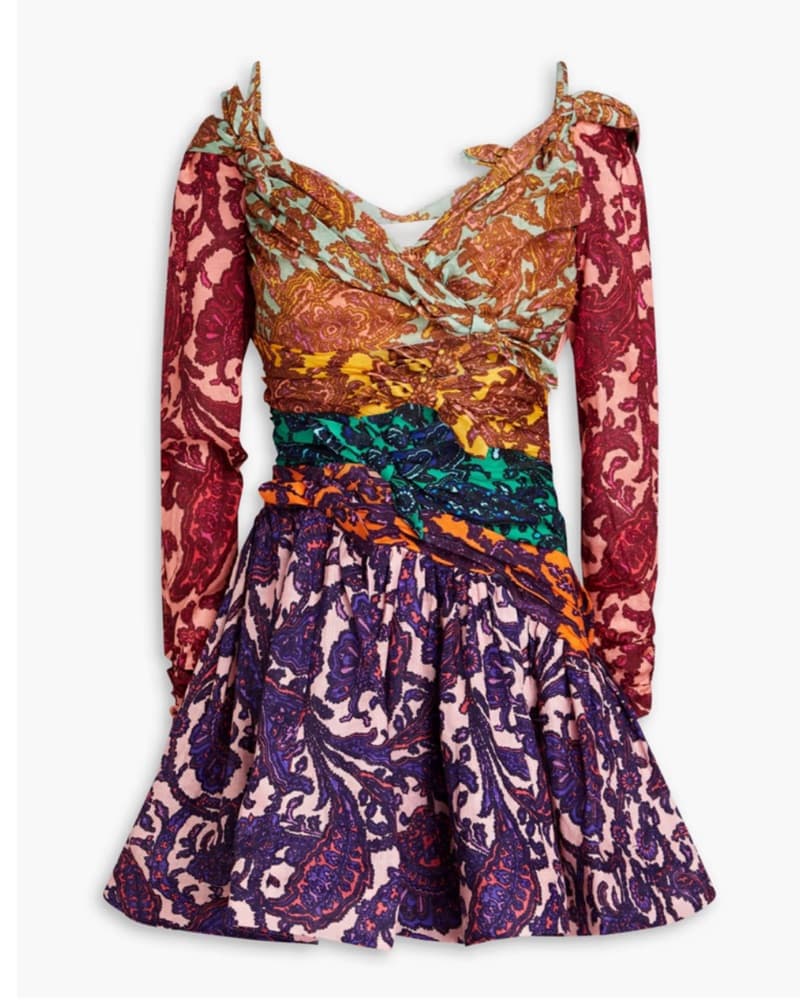 ZIMMERMAN Paisley Mini Dress - Image 2