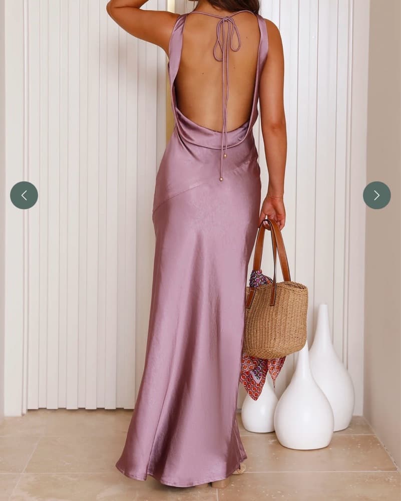 Mauve Fortunate One Maxi Dress - Image 2