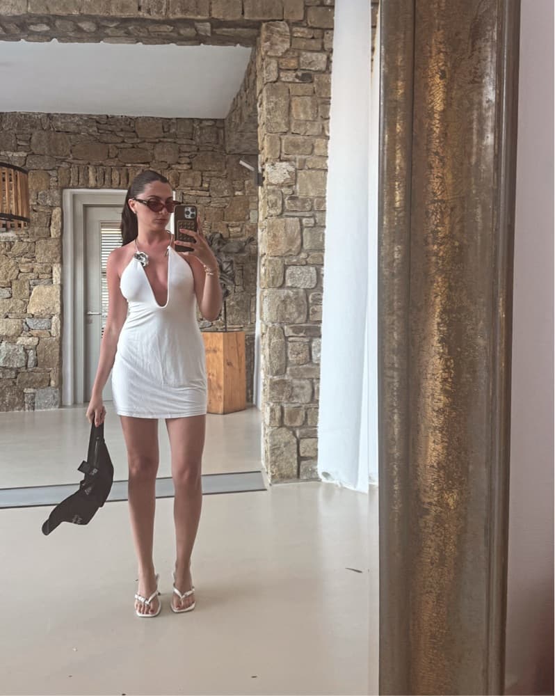 NBD Revolve White Mini dress - Image 2
