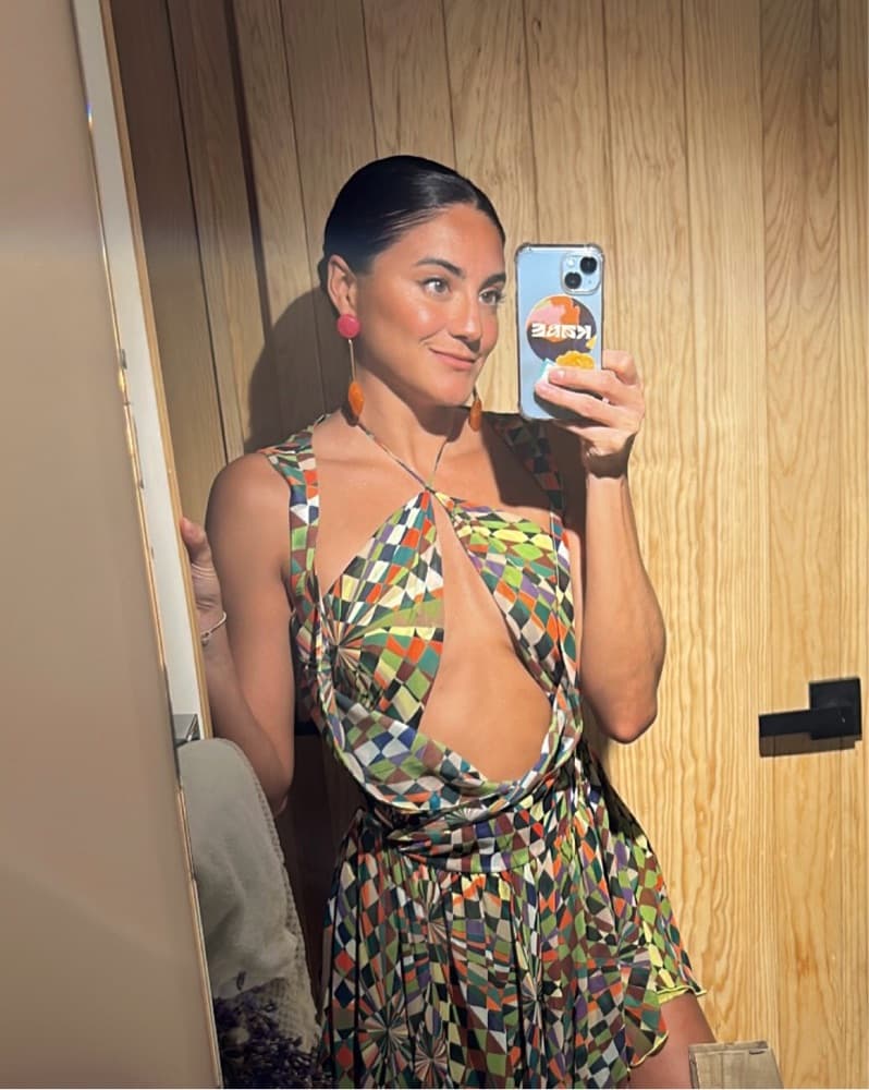 Siedres Summer Kaleidoscope Mini Dress - Image 1
