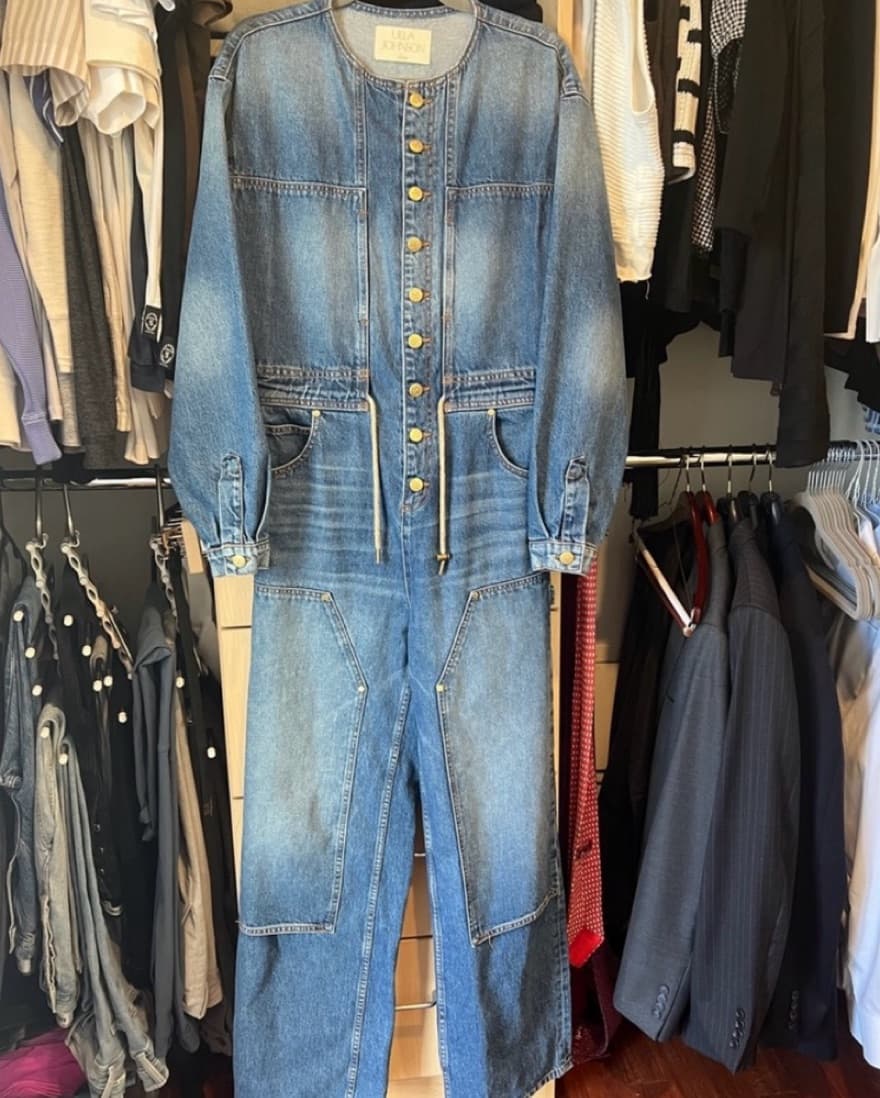 Ulla Johnson Denim Jumpsuit - Image 5