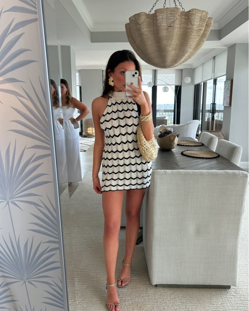 Zara Knit Mini Dress - Image 2