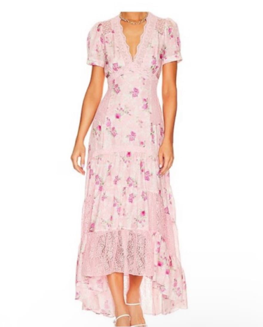Loveshackfancy Tink Pink Floral Dress - Image 3