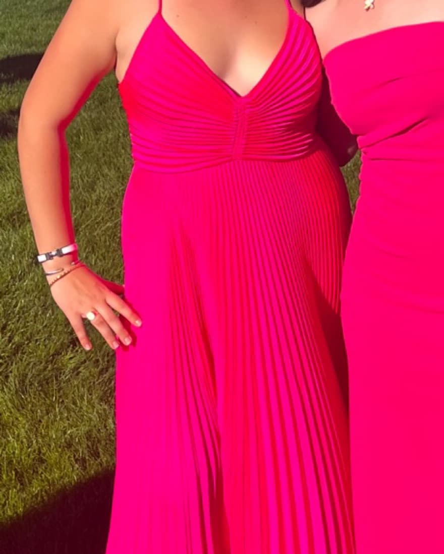 Hot Pink ALC maxi Dress - Image 2