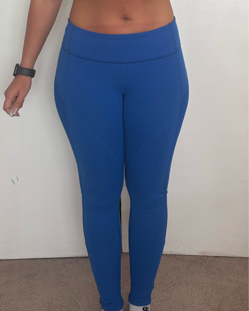 Vibrant Blue Workout Leggings - Image 1