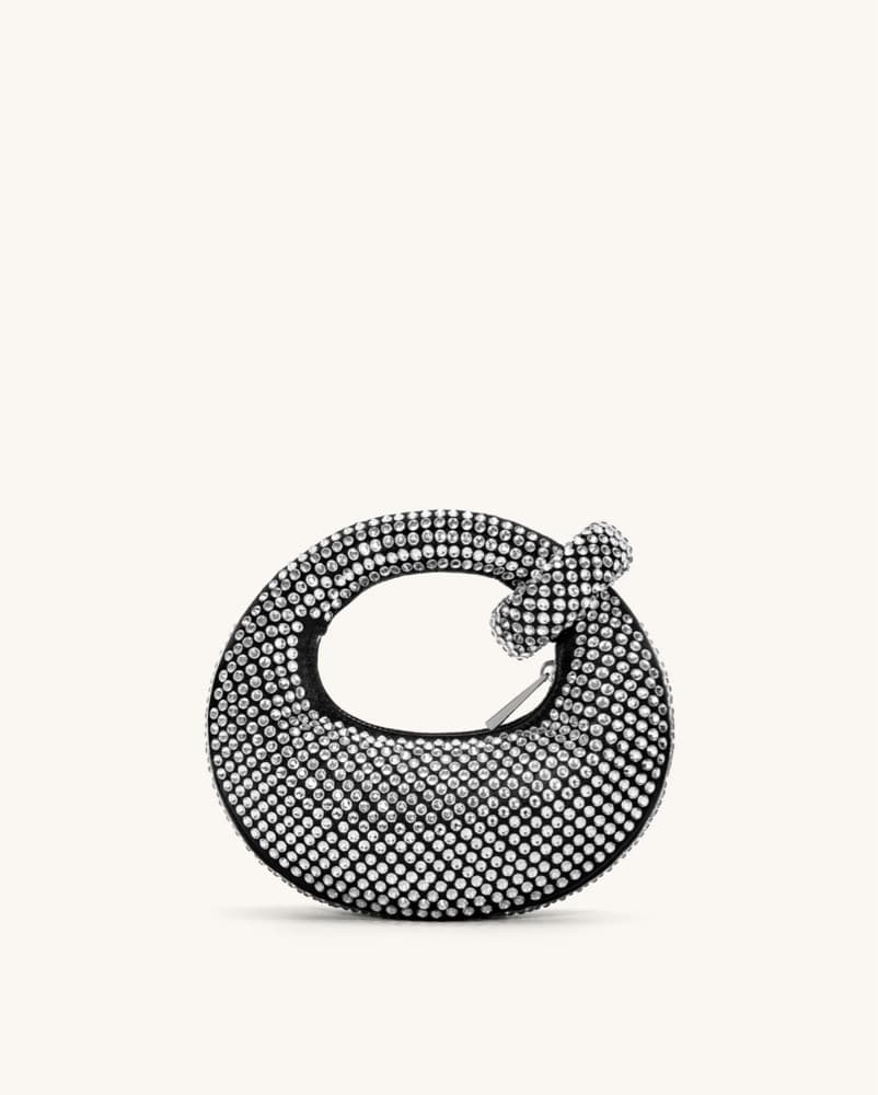 Jw Pei Abacus Mini Black Rhinestone Bag - Image 4