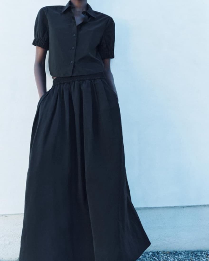 Zara Cropped Top & Skirt Set - Image 2