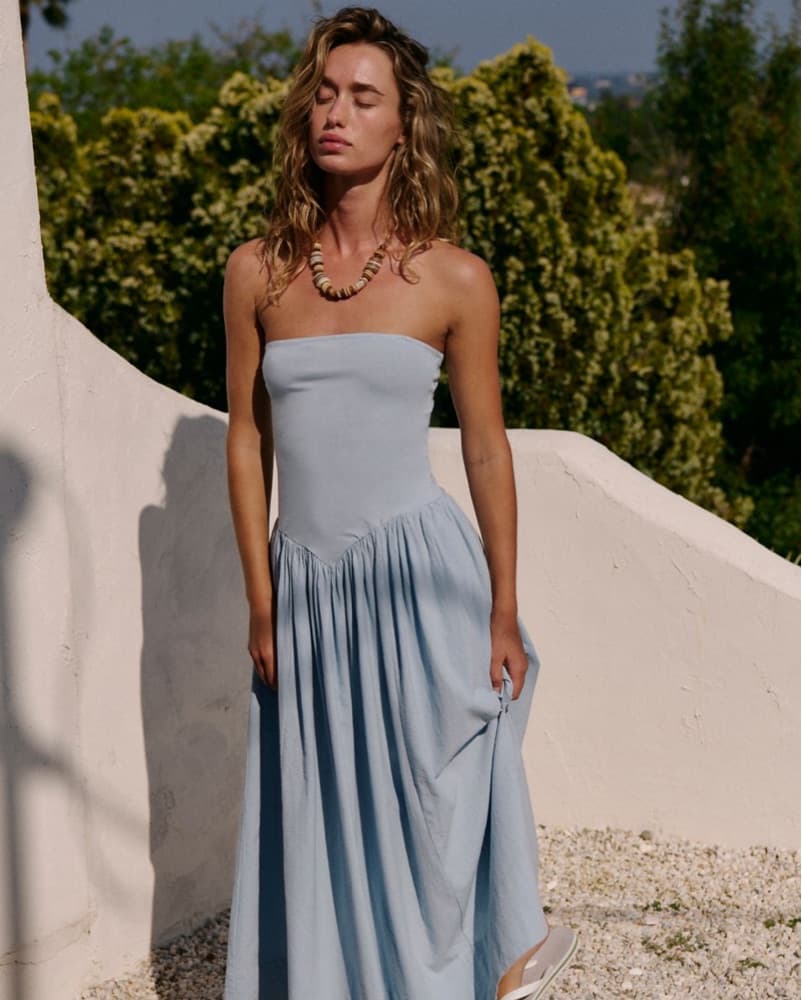 Free People Blue Tube Onda Dress - Image 1