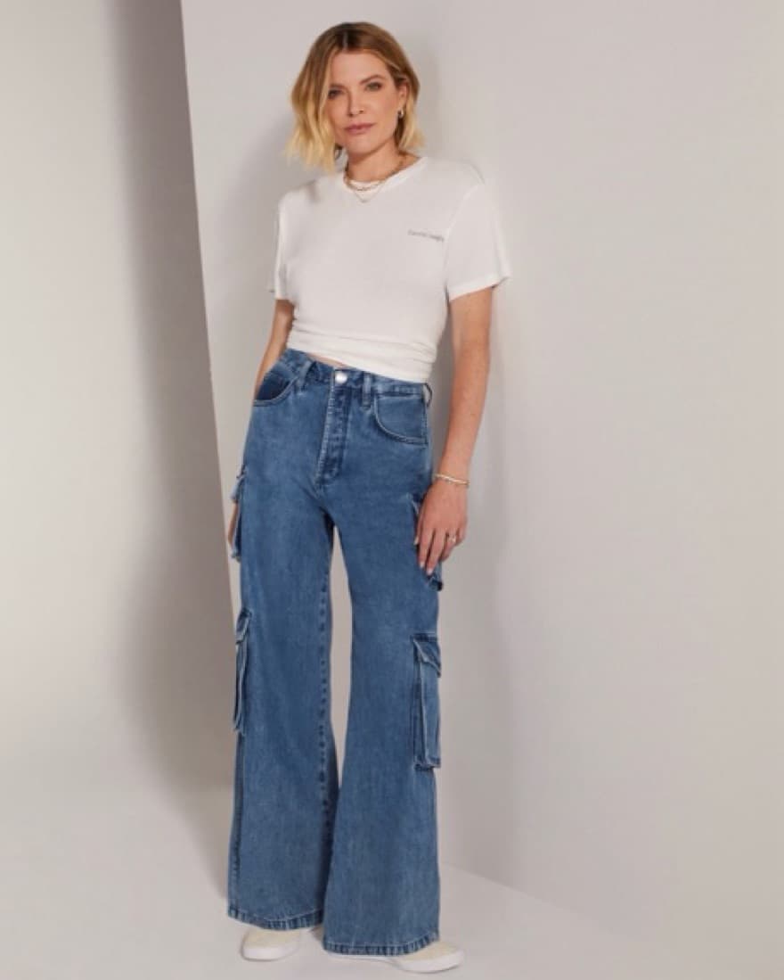 Favorite Daughter Cargo Jeans - Image 3