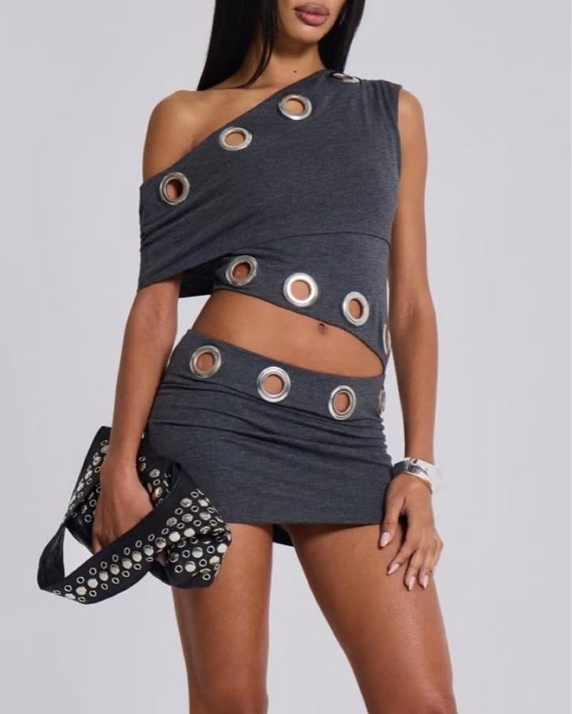 Jaded London Asymmetrical Dress - Image 1