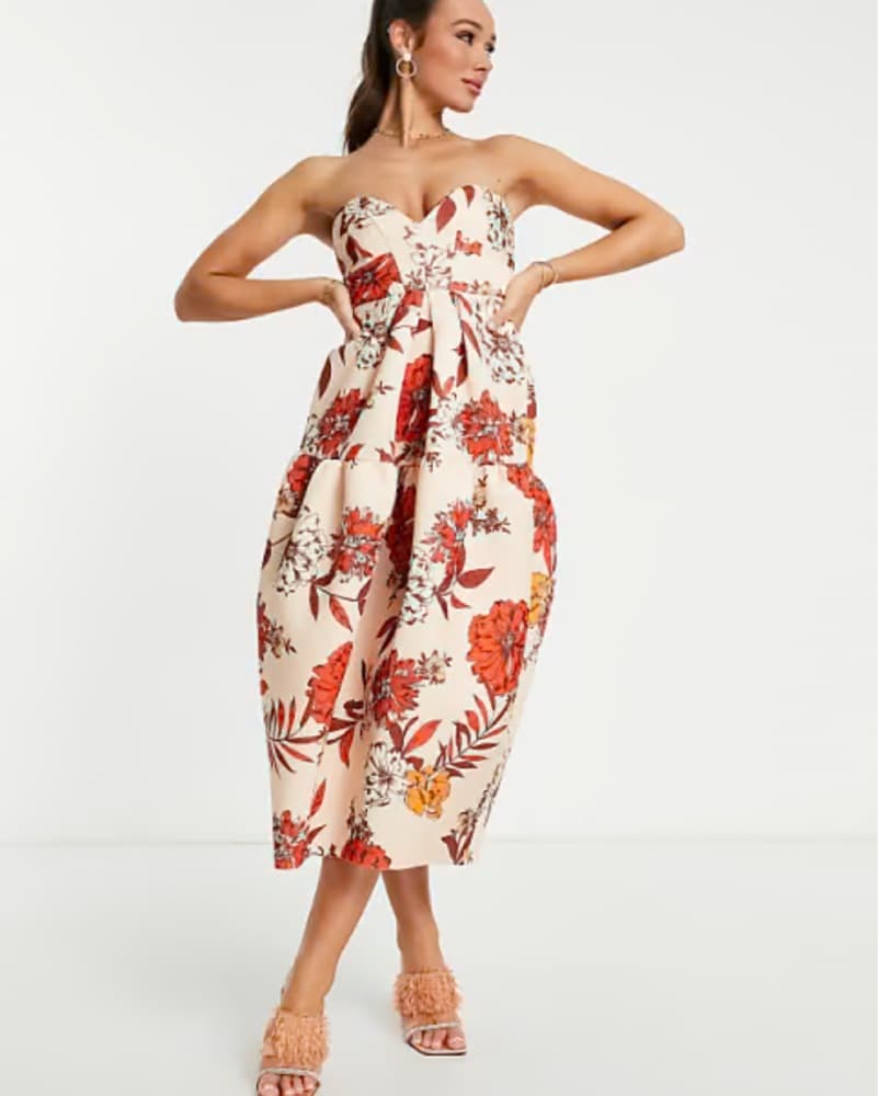 ASOS Design Bandeau Midi - Image 1
