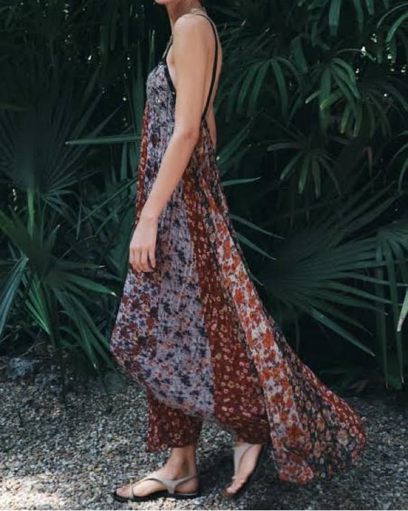Zara Floral Boho Gown  - Image 4