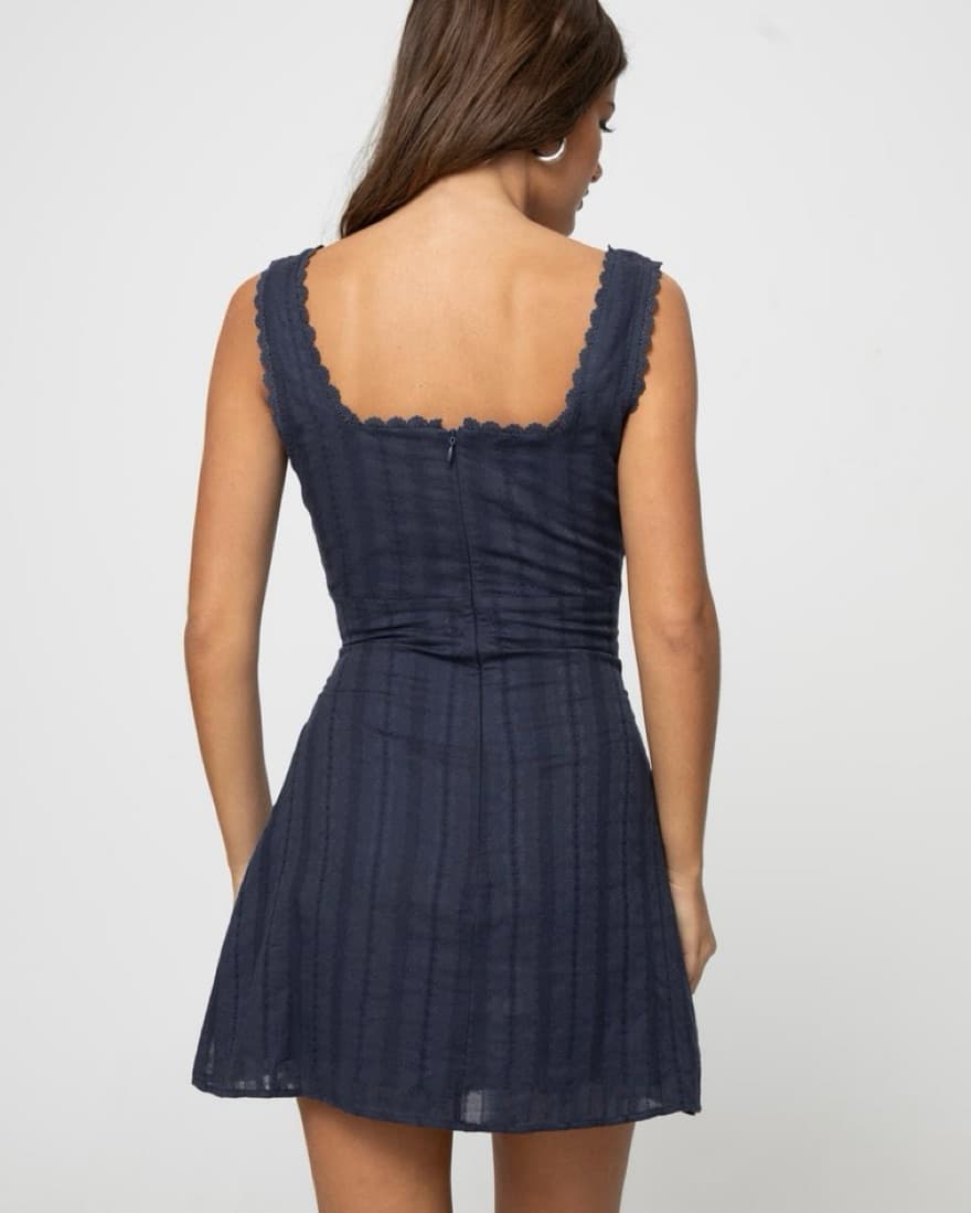 Princess Polly Navy Mini Dress  - Image 2