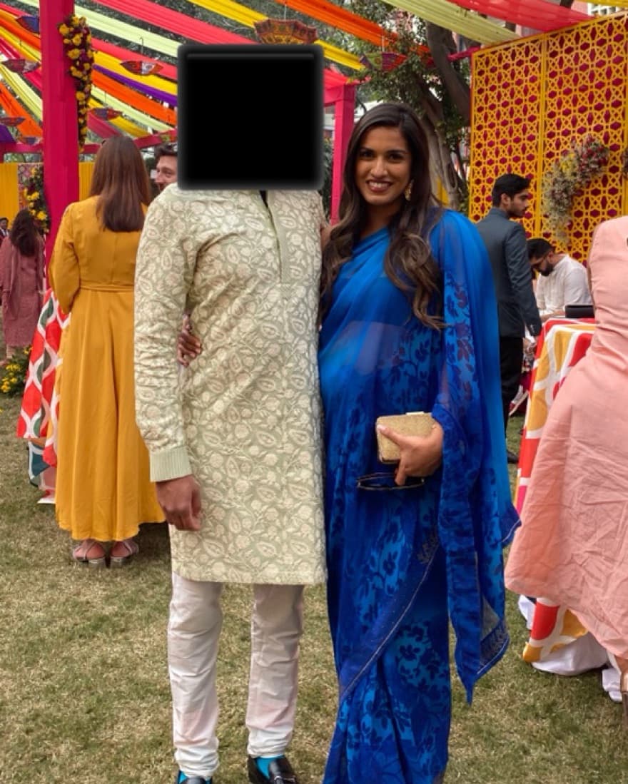 Indian Sari Saree Wedding Guest Outfit - Image 3